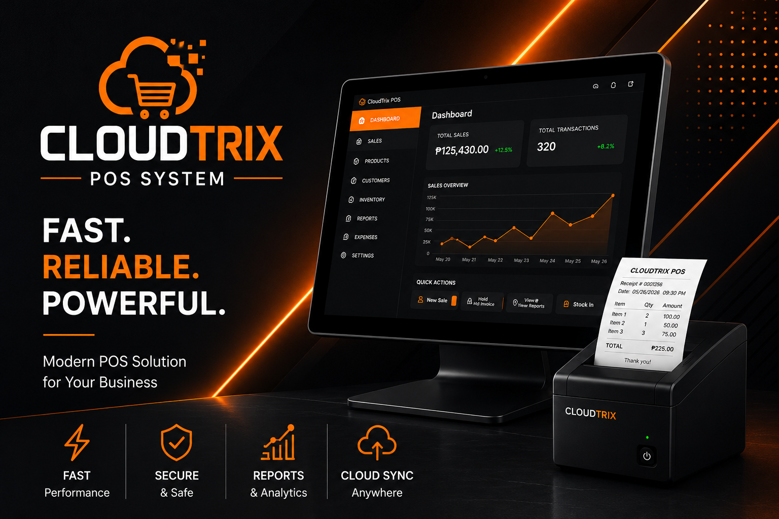 Cloudtrix POS System Unit